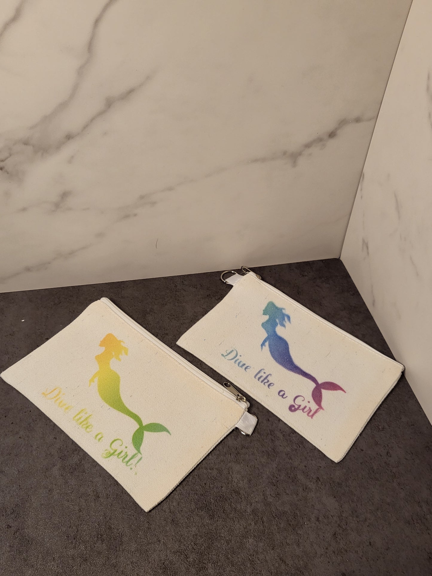 Mermaid makeup bag
