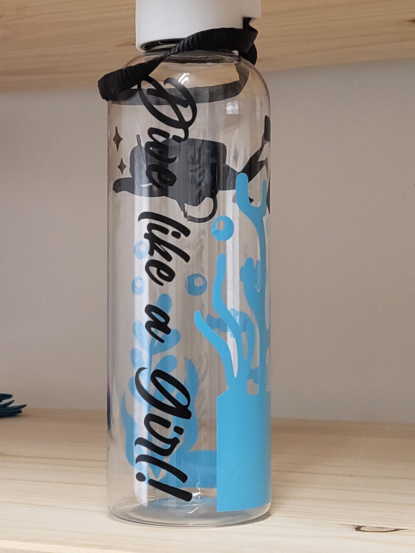 Dive like a Girl water bottle