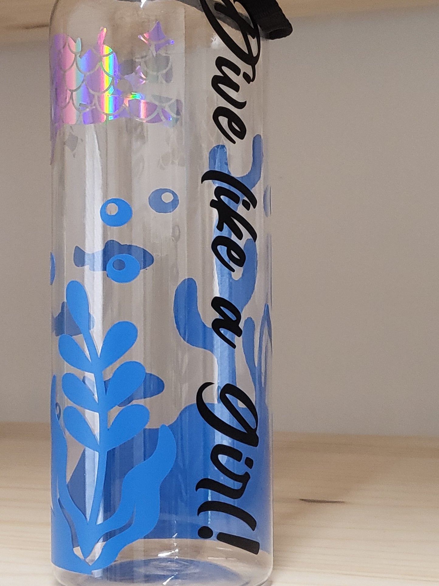 Dive like a Girl water bottle